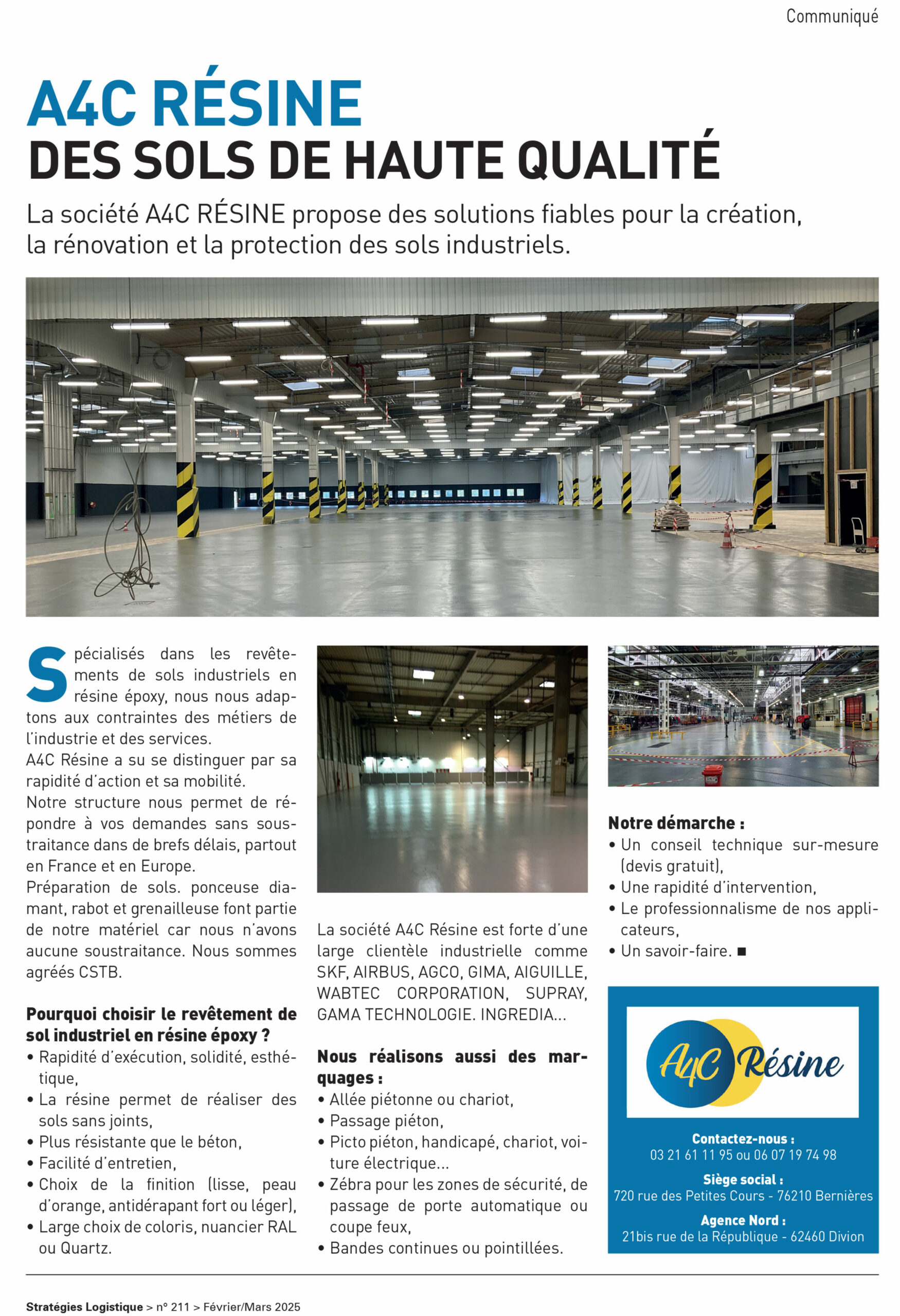 A4C RÉSINE DES SOLS DE HAUTE QUALITÉ