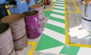 Passage piéton pour sols industriels