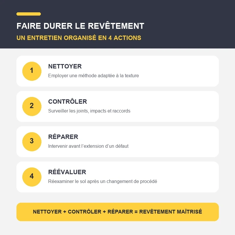 durabilité revêtement sol industriel agroalimentaire